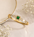 Royal Emerald Halo Bracelet