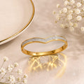 Aurelia V-curve Crystal bracelet
